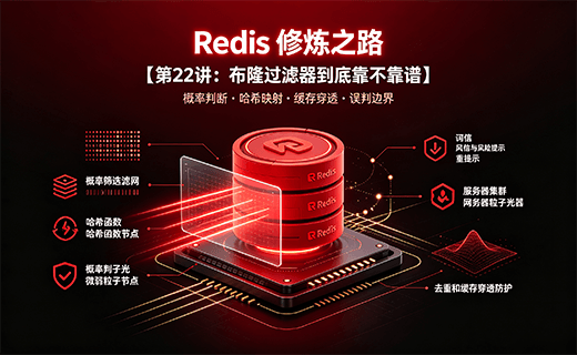 Redis 修炼之路【第22讲：布隆过滤器到底靠不靠谱】