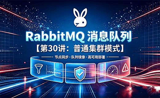 RabbitMQ 消息队列【第30讲：普通集群模式】