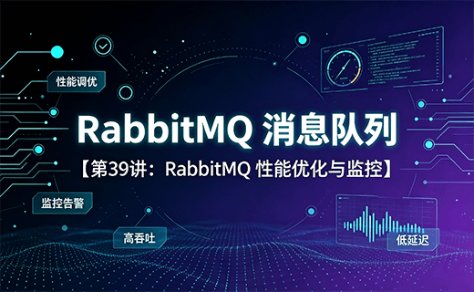RabbitMQ 消息队列【第39讲：RabbitMQ 性能优化与监控】